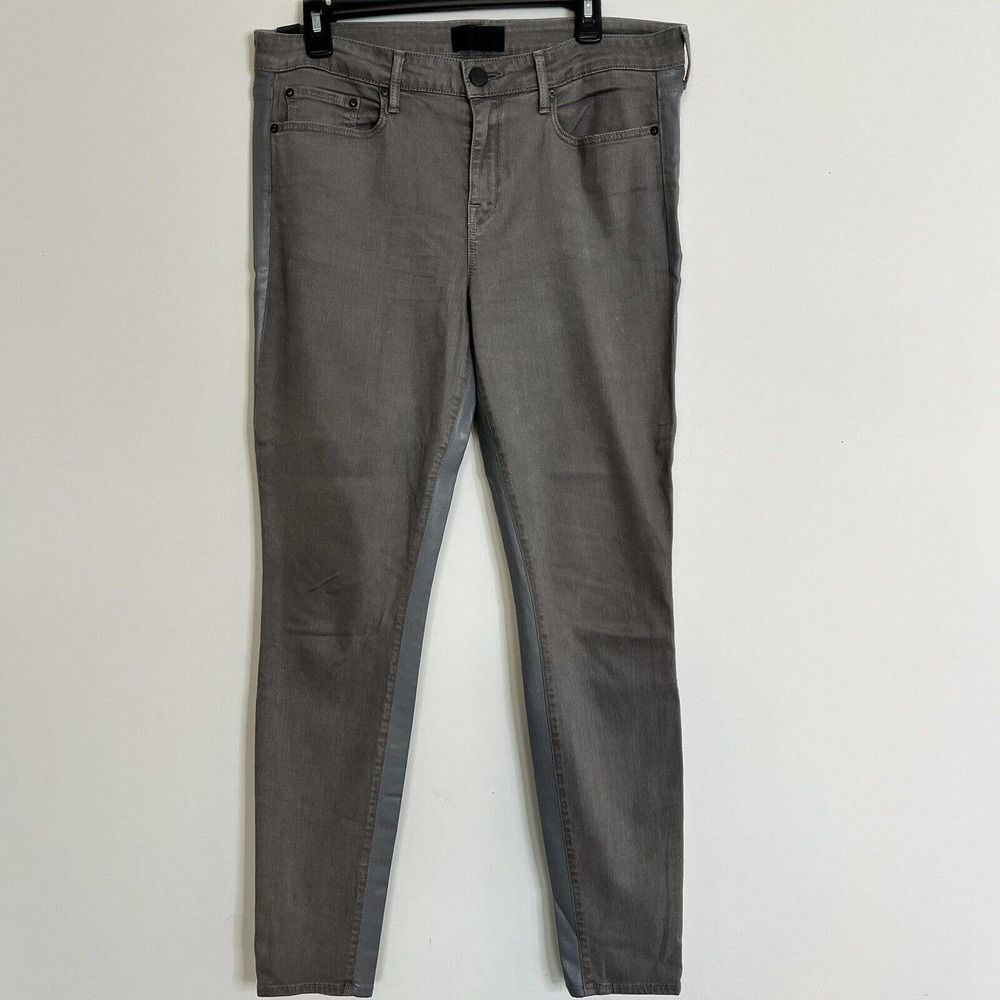 VINCE Dylan Skinny Side-Pieced Jeans Denim‎ Pants Trousers Gray Size 32 (34x31)